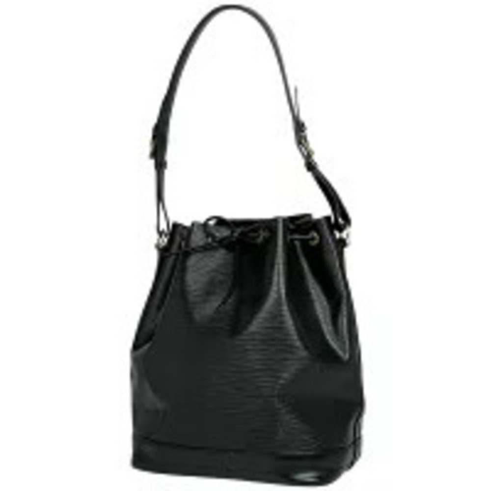 Louis Vuitton Noe Hobo Drawstring Shoulder Bag Epi Leather Noir Black